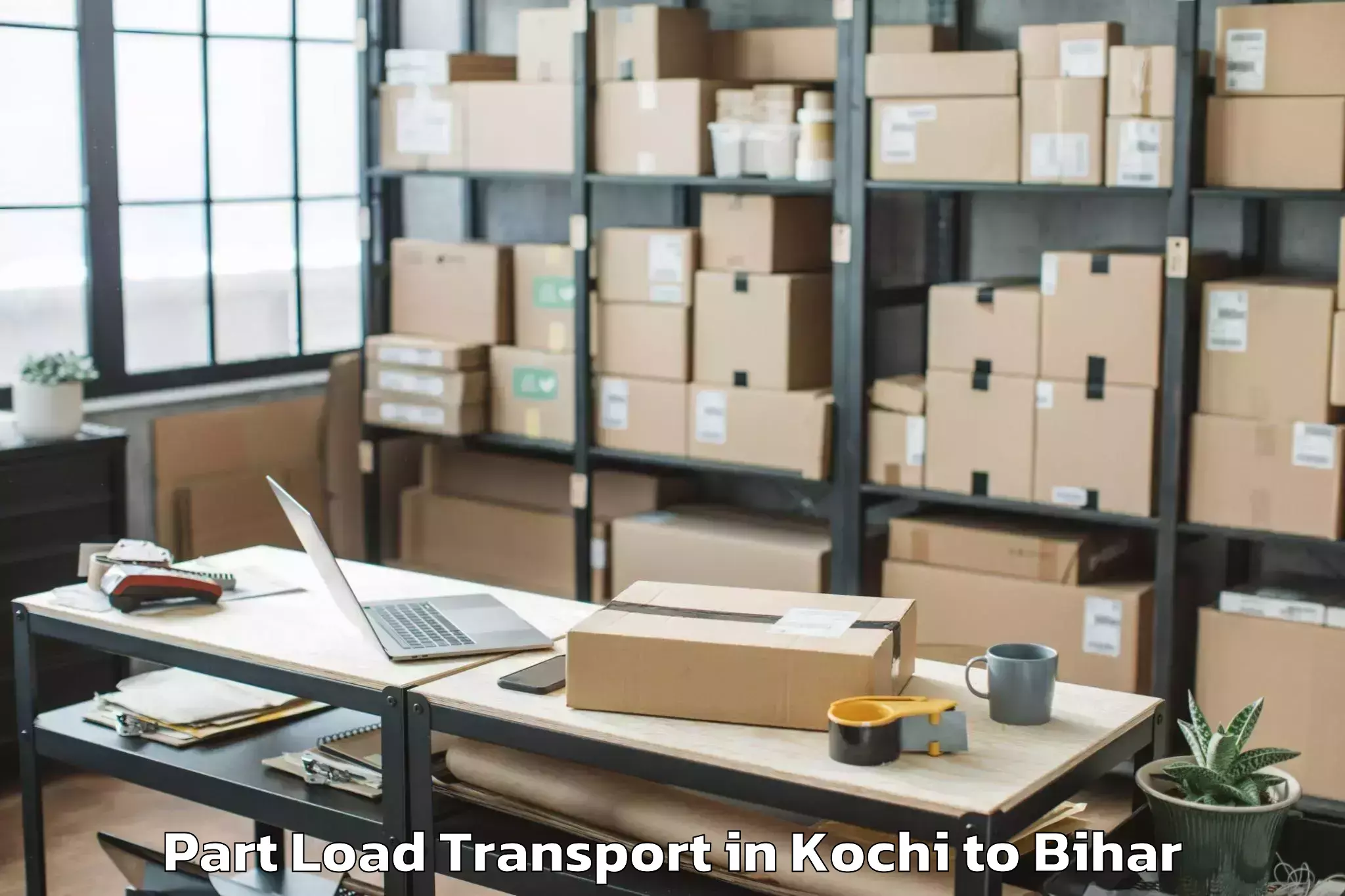 Reliable Kochi to Khizirsarai Part Load Transport